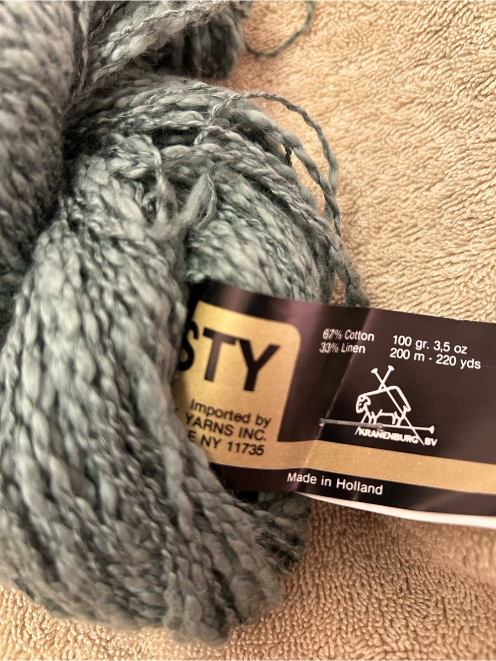 HWT Yarns “Dusty” 2 hanks